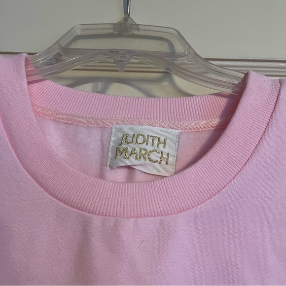 Judith March Pink Crewneck Sweater Miss to Mrs - Picture 2 of 3